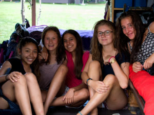 Songadeewin in Vermont; camp friends